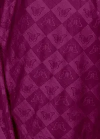 Butterfly Emboss Saree With Unstitched Blouse Piece-thumb1