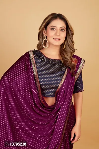 Beautiful Silk Blend Saree with Blouse piece