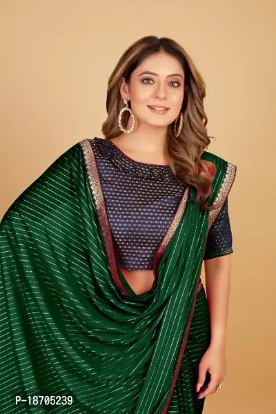 Beautiful Silk Blend Saree with Blouse piece