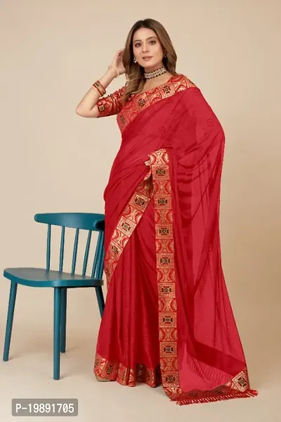 Buy Red Sarees for Women by SATRANI Online | Ajio.com