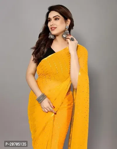 Pinky Reddy in Yellow Saree – South India Fashion