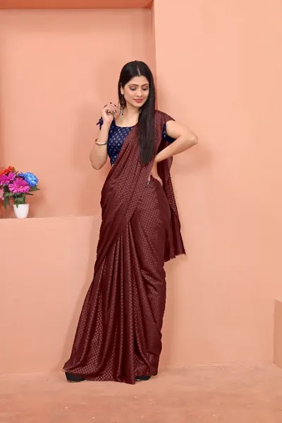 Square Embellished Sarees With Blouse piece