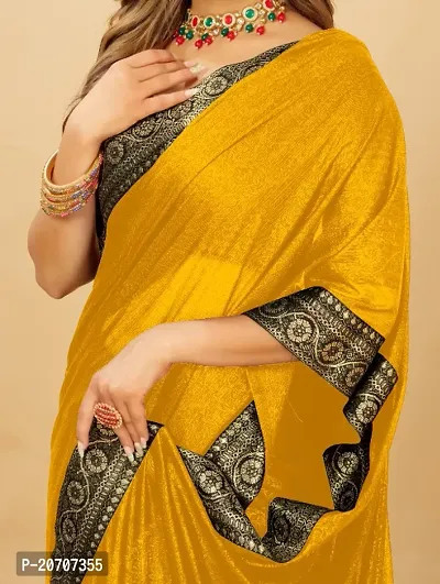 Floral Embossed Saree with Latkan and Blouse Piece