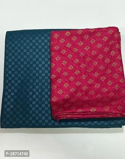 Embelllished Soft Silk Saree with Art silk Blouse piece-thumb0