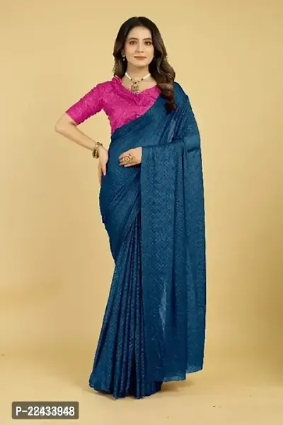 Handloom Aqua Blue Organza Saree with Embroidered Motifs And Sea Green –  WeaverStory