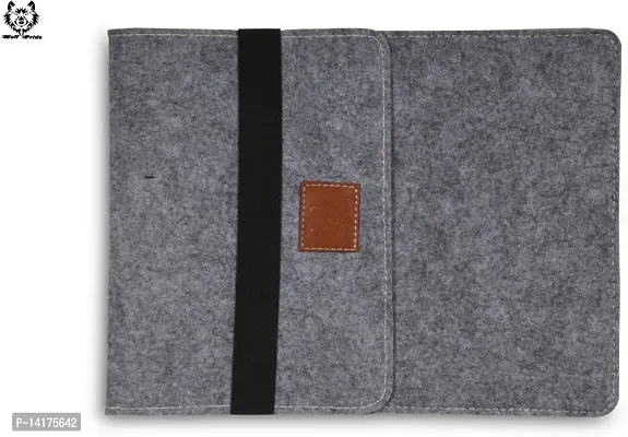 Stylish Synthetic Grey Laptop Bags-thumb0