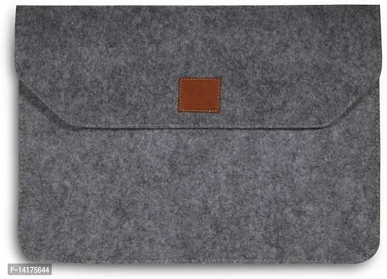 Stylish Synthetic Grey Macbook Bags