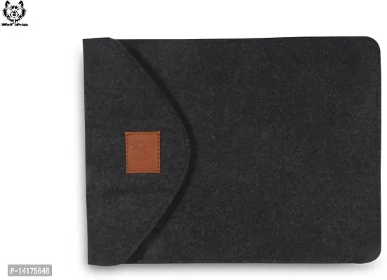 Stylish Synthetic Black Laptop Bags-thumb0