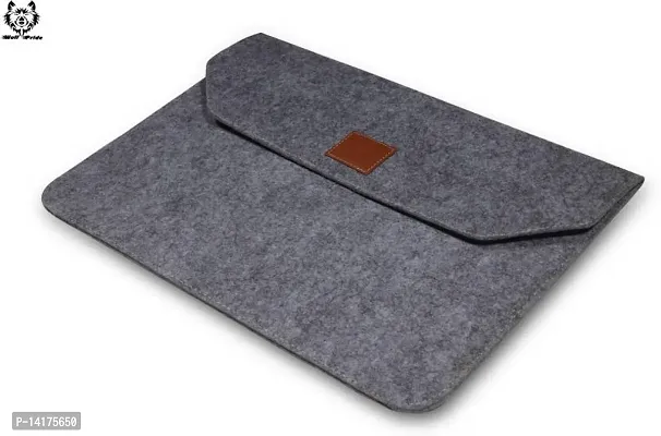 Stylish Synthetic Grey Laptop Bags