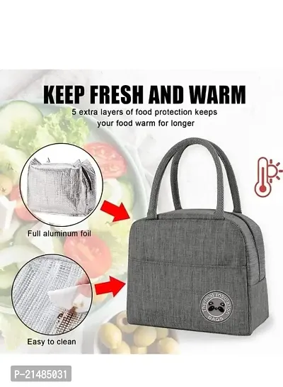 WOLF PRIDE Lunch Bag for Office Women Tiffin Box Bag Lunch Bag Thermal Insulated Waterproof and Reusable Lunch Bag for Men Women Office, School and Travel-thumb4