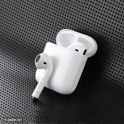 TWS-i12 Bluetooth Headset Twins Wireless Earbuds with charging case C328 Bluetooth Headset  (Dense White, True Wireless)