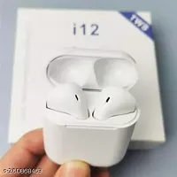 i12 TWS Wireless Stereo Earphones Bluetooth Headphones Airpods Bluetooth Headset (White)-thumb1