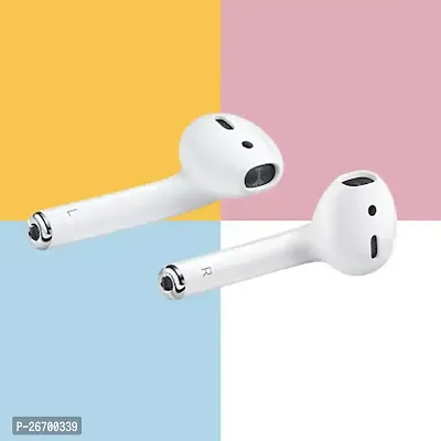 TWS i12 Best Wireless Bluetooth Headpones Buds With Mic A00040 Bluetooth Headset  (White, In the Ear)-thumb2