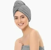 Hair Towel Wrap Absorbent Towel Hair-Drying Bathrobe Magic Hair Warp Towel Super Quick-Drying Microfiber 500 GSM Bath Towel Hair Dry Cap Salon Towel (Multicolor) Set of 1 Brand: Generic-thumb3