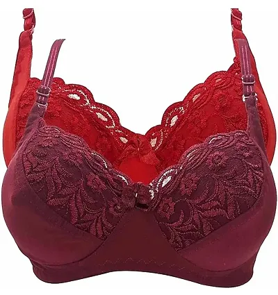 Women's X-Lady Hosiery Bridal Bra for Women and Girls - Women's Innerwear, Bralette Bra (Pack of 2)