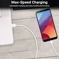 Micro Usb Cable For All Type B Mobiles Original Data Cable Micro USB Fast Charging Cable Sync Cable Quick Charge Cable Speed Upto 3.4Amp High Speed Fast Charging  Data Sync ransfer Cable V8 Cable wit-thumb1