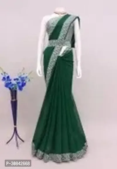 Stylish Georgette Saree with Blouse Piece