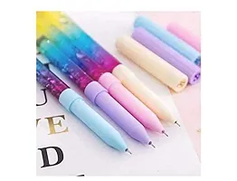 Unicorn Toy Water Glitter Beautiful Design Gel Pen For Kids Best Return Gift For Students (Set Of 4), Multi-thumb2