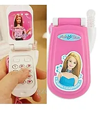 Musical Mobile Toy for Kids/Musical Mobile with Lights Sound Toys for Kids/Birthday Return Gift/Barbie Play Cell Phone Toy for Kids/Musical Toy-thumb1