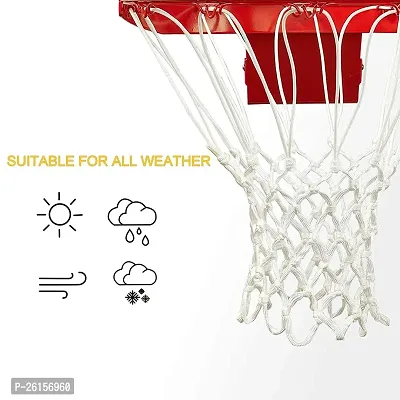 Basketball Net One Pair - Net for All Playing Levels Fit in All Sizes of Basketball Ring (2 Pieces of Net)-thumb3