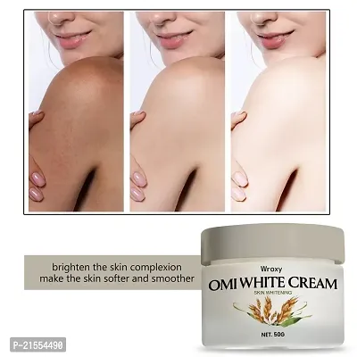 OMI White  Skin Cream is  glow and Whitening Cream, dark spots,tan removal, uneven skin tone, dull skin - for men and women pack of 1