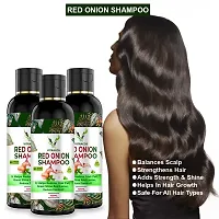 VITRACOS Red Onion Shampoo: The Natural Way to Nourished Hair (PACK OF 3)  (100 ml)-thumb3