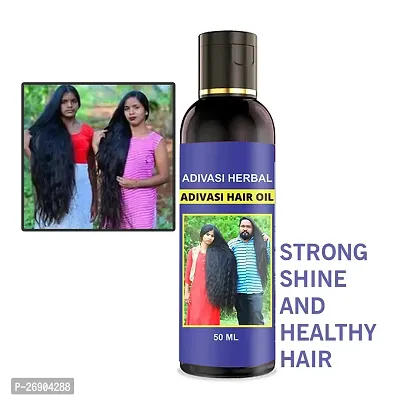 Adivasi Herbal Hair Growth Oil | Strong and Healthy Hair | Repairs Frizzy Hair | Scalp Nourishment | Helps Hair Thickening [50 ml]-thumb4