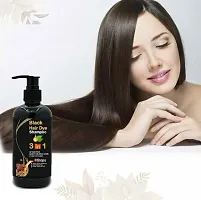 Herbal Hair Care 3 in 1 Hair Dye Instant Black Hair Shampoo for Women   Men 300ML-thumb3