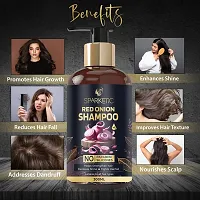 SPARKETIC RED ONION SHAMPOO Hair Care Kit for Hair Fall Control (Hair Shampoo + Hair Conditioner)[300ml + 300ml]-thumb2