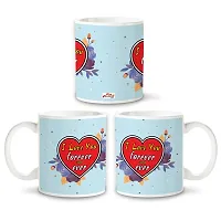 Bhakhand Valentine Day Gift Combo for Boyfriend, Girlfriend, Husband, Wife and His/Her - I Love You Coffee Mug+Teddy Bear+Key Chain-thumb1