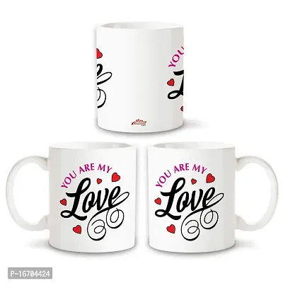 Bhakhand Valentine Day Gift Combo for Boyfriend, Girlfriend, Husband, Wife and His/Her - You are My Love Coffee Mug+Teddy Bear+Key Chain-thumb2