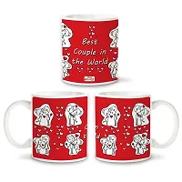 Bhakhand Valentine Day Gift Combo for Boyfriend, Girlfriend, Husband, Wife and His/Her - Best Couple Coffee Mug+Teddy Bear+Key Chain-thumb1