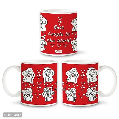 Bhakhand Valentine Day Gift Combo for Boyfriend, Girlfriend, Husband, Wife and His/Her - Best Couple Coffee Mug+Teddy Bear+Key Chain-thumb2