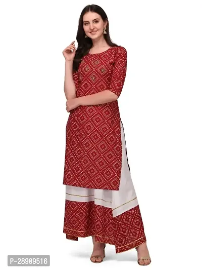 Classic Rayon Printed Kurta Bottom set-thumb0