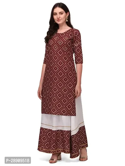 Classic Rayon Printed Kurta Bottom set-thumb0