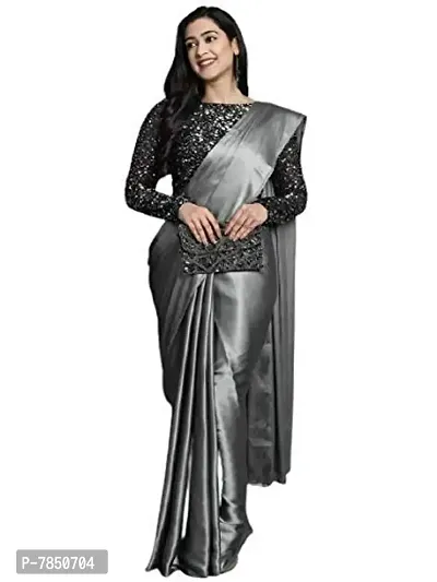 Maroon Solid Shalu Satin Blend Saree, Dry Clean at Rs 599/piece in Surat |  ID: 24427084797