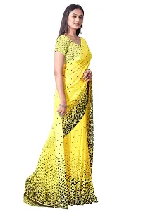 Fancy Satin Saree with Blouse Piece for Women-thumb1