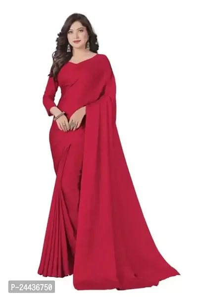 Classic Georgette  Saree With Blouse Piece For Women-thumb0