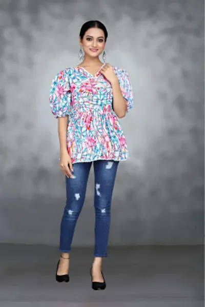 Casual Regular Sleeves Embroidered Women Pink Top