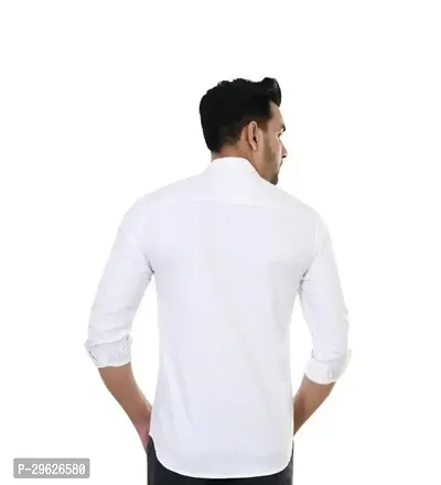 Trendy Cotton Solid Casual Shirt For Men-thumb2