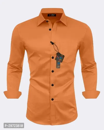 Trendy Cotton Solid Casual Shirt For Men