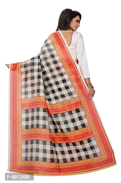 Maxis Printed Bhagalpuri Poly Chanderi Art Silk Saree-thumb3