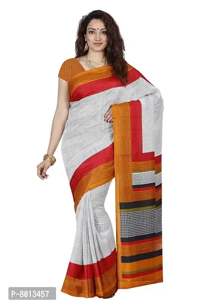 Maxis Printed Mysore Art Silk Saree-thumb3