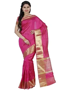 Maxis Women's Tusser Art Silk Saree-thumb1