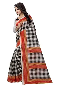 Maxis Printed Bhagalpuri Poly Chanderi Art Silk Saree-thumb1