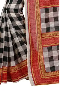 Maxis Printed Bhagalpuri Poly Chanderi Art Silk Saree-thumb3