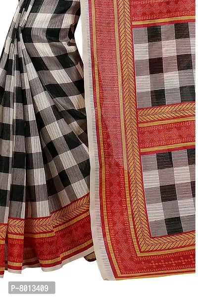 Maxis Printed Bhagalpuri Poly Chanderi Art Silk Saree-thumb4