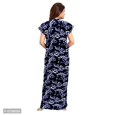 Elegant Multicoloured Cotton Printed Nighty For Women Pack Of 2-thumb4