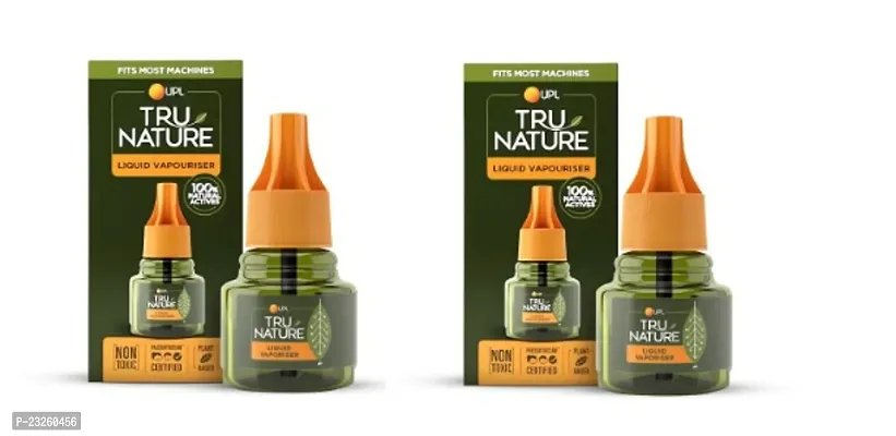 Tru Nature Liquid Vapouriser | Paediatrician Certified | Powerful Action Powered by Nature| Mosquito Repellent Liquid Refill, 45 ml X 2
