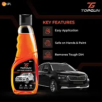 Top Gun Car Wash Shampoo, 250 ml | High Foam | Remove tough dirt | Safe on paint| PH Balance-thumb2